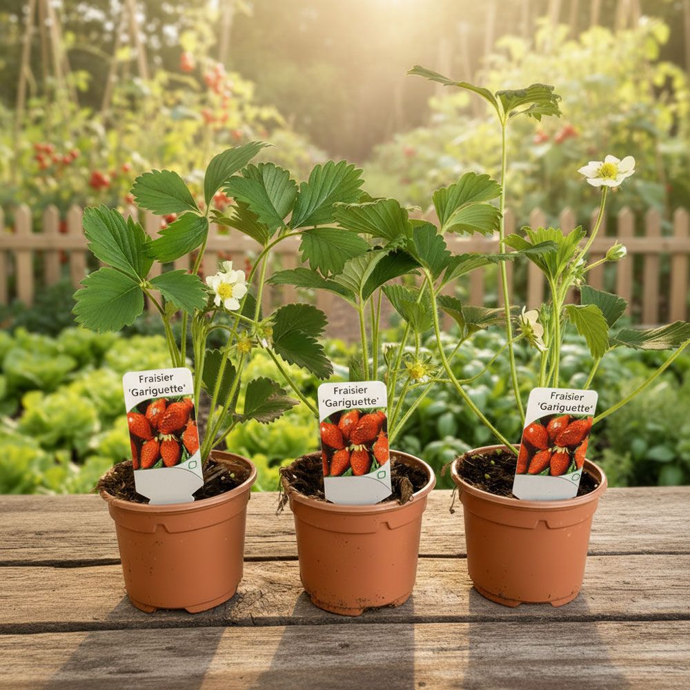 Plant de fraisier Gariguette