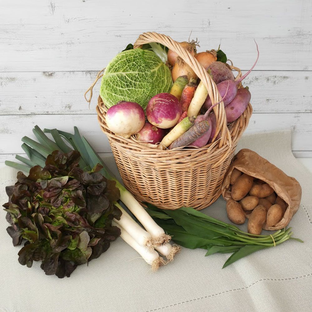Panier de légumes avec abonnement