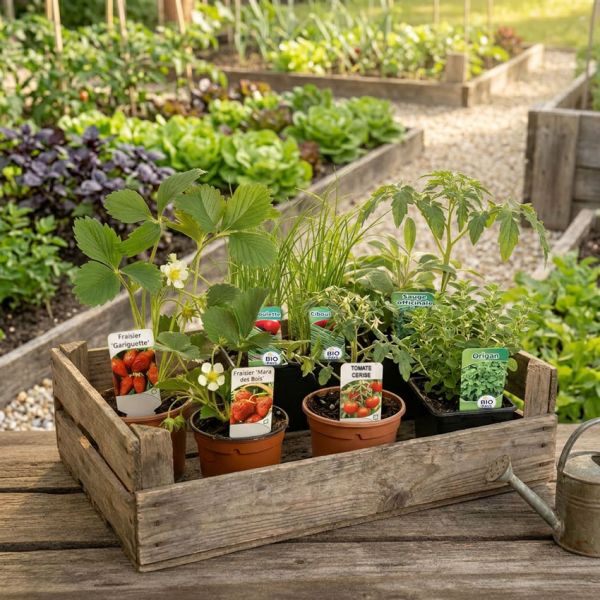 Panier "Mon Bio Potager"